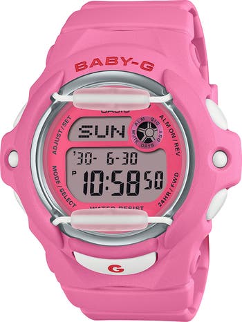 腕時計 Baby-G G-SHOCK Baby-G Digital Resin Strap Watch, 42.6mm | Nordstrom