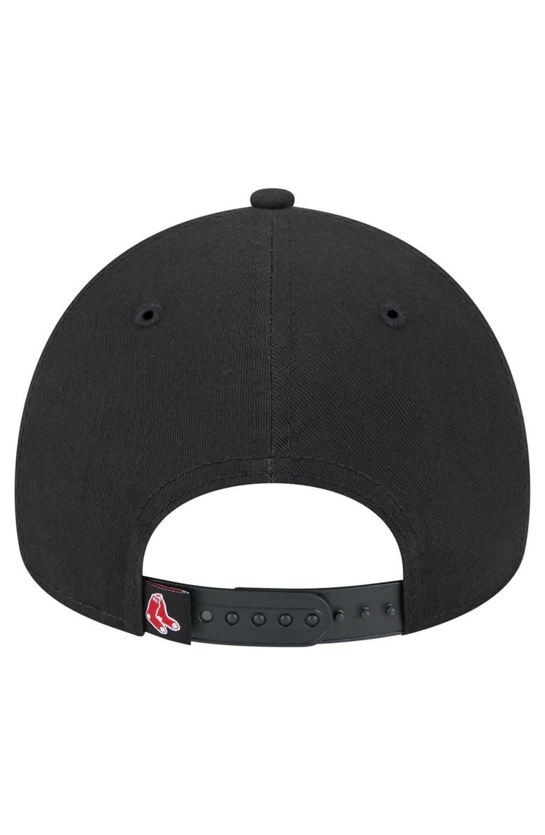 New Era Men's New Era Black Boston Red Sox 9FORTY A-Frame Adjustable Hat, Alternate, color, Black