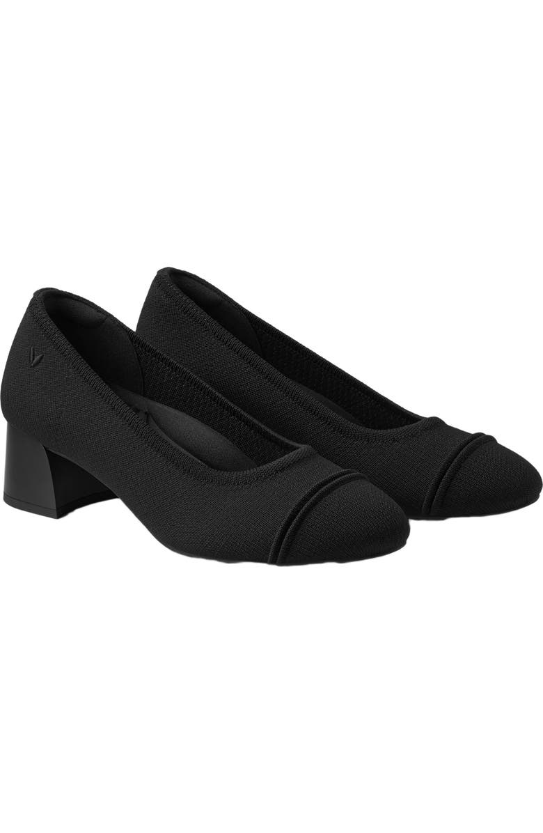 VIVAIA Almond-Toe Chunky Heels, Main, color, Black