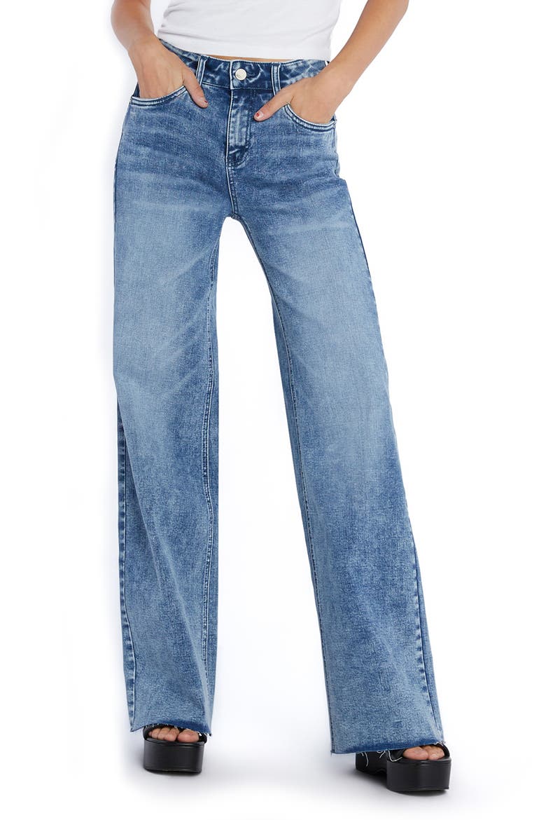 Mamie High Waist Flare Jeans, Main, color, RELAXED BLUE