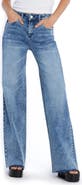 Wash Lab Denim Mamie High Waist Flare Jeans