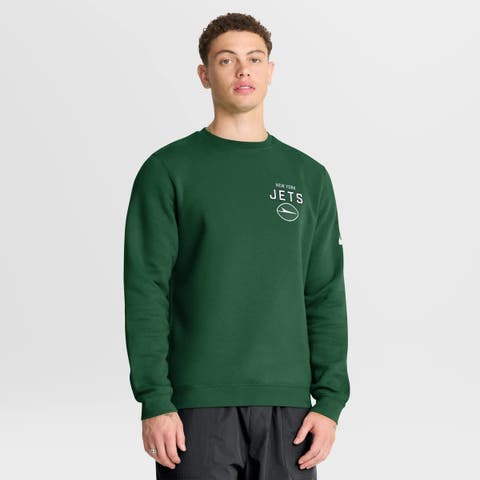 Men's Nike Green New York Jets Primetime Club Fleece Pullover Sweatshirt