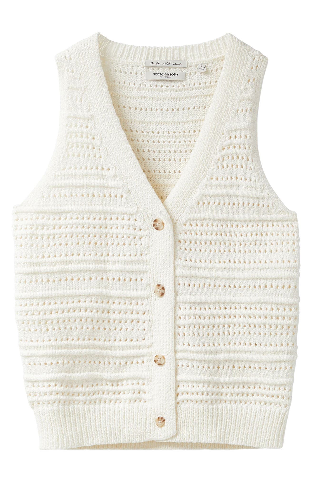Scotch & Soda Open Knit Vest