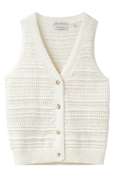 Open Knit Vest