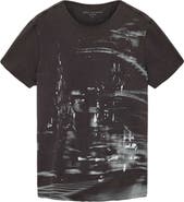 John Varvatos Raw Edge City Photo Graphic T-Shirt