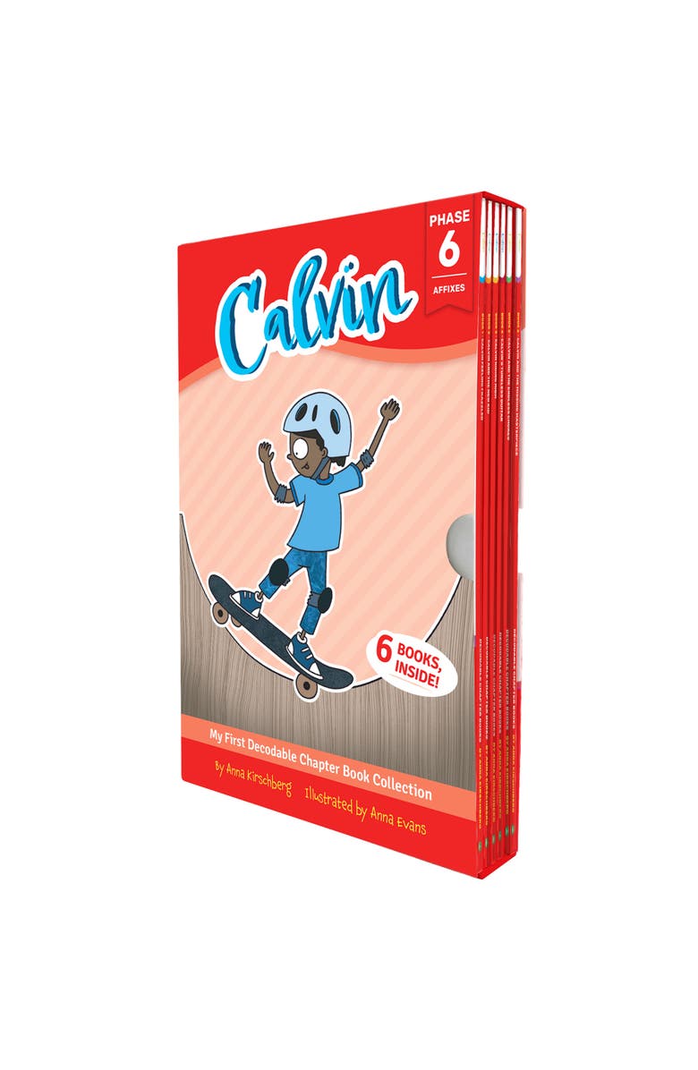 Beanstalk Books Calvin Decodable Chapter Book Set, 6 Books, Alternate, color, Multicolored