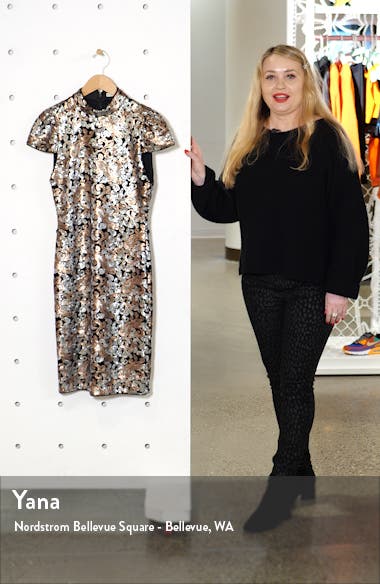 ALICE + OLIVIA Inka Sequin Swirl Dress (Women) | Nordstrom
