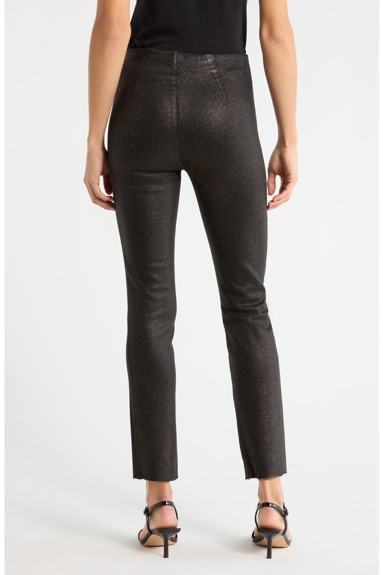 Derry Illusion Pull-On Pants, Alternate, color, BLACK WITH GOLD GLITTER