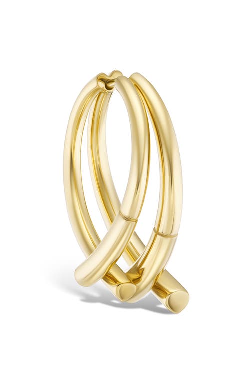 Tabayer Oera Edition 3 Hoop Earrings In Yellow Gold