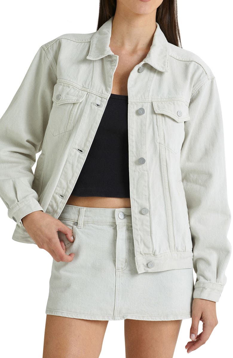 ABRAND Slouch Denim Jacket, Alternate, color, 