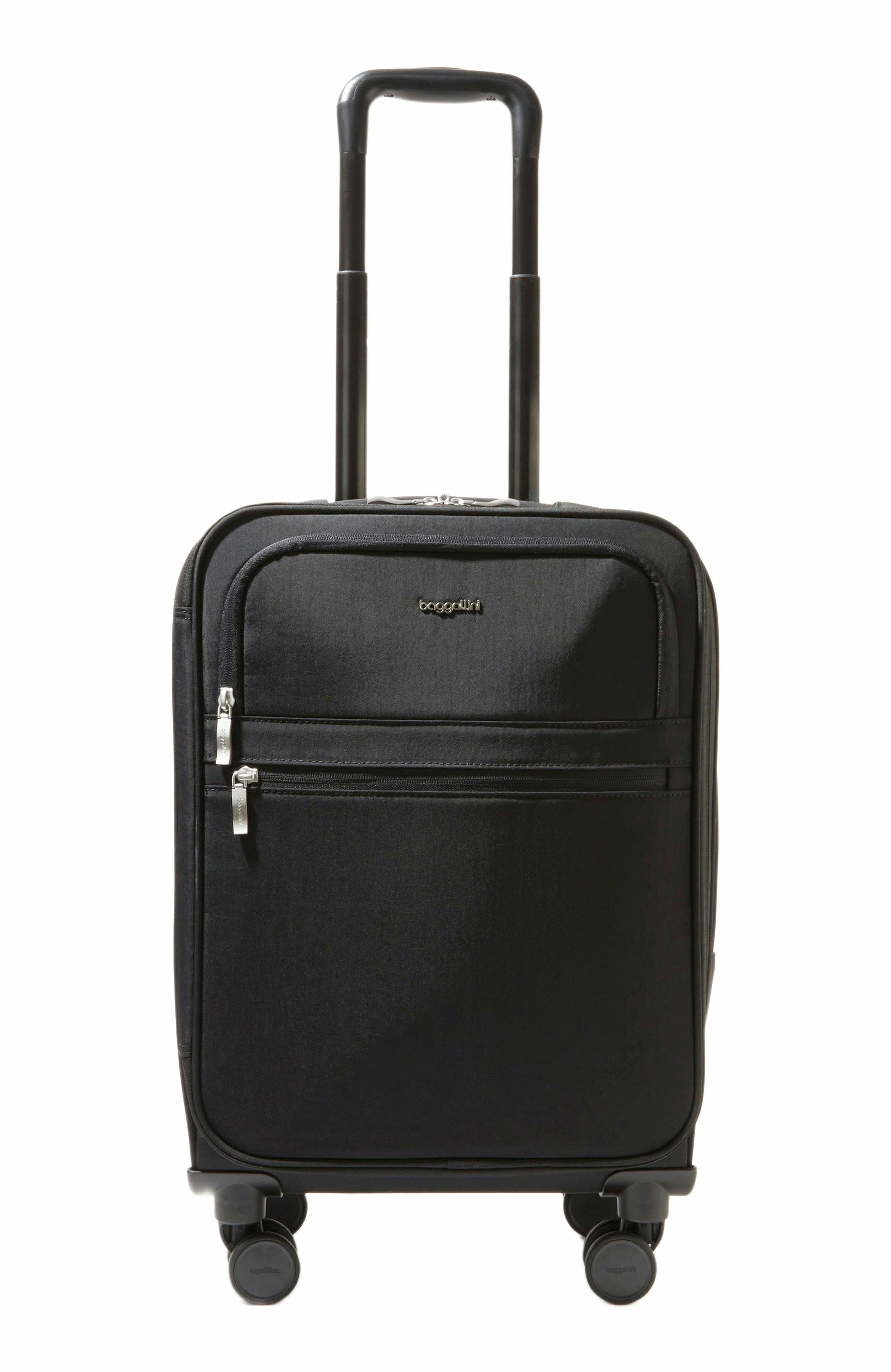 BAGGALLINI 4 Wheel Carry-On Suitcase, Alternate, color, Black