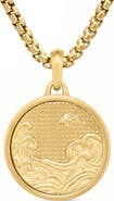 David Yurman Water 
Fire Amulet in 18K Yellow Gold