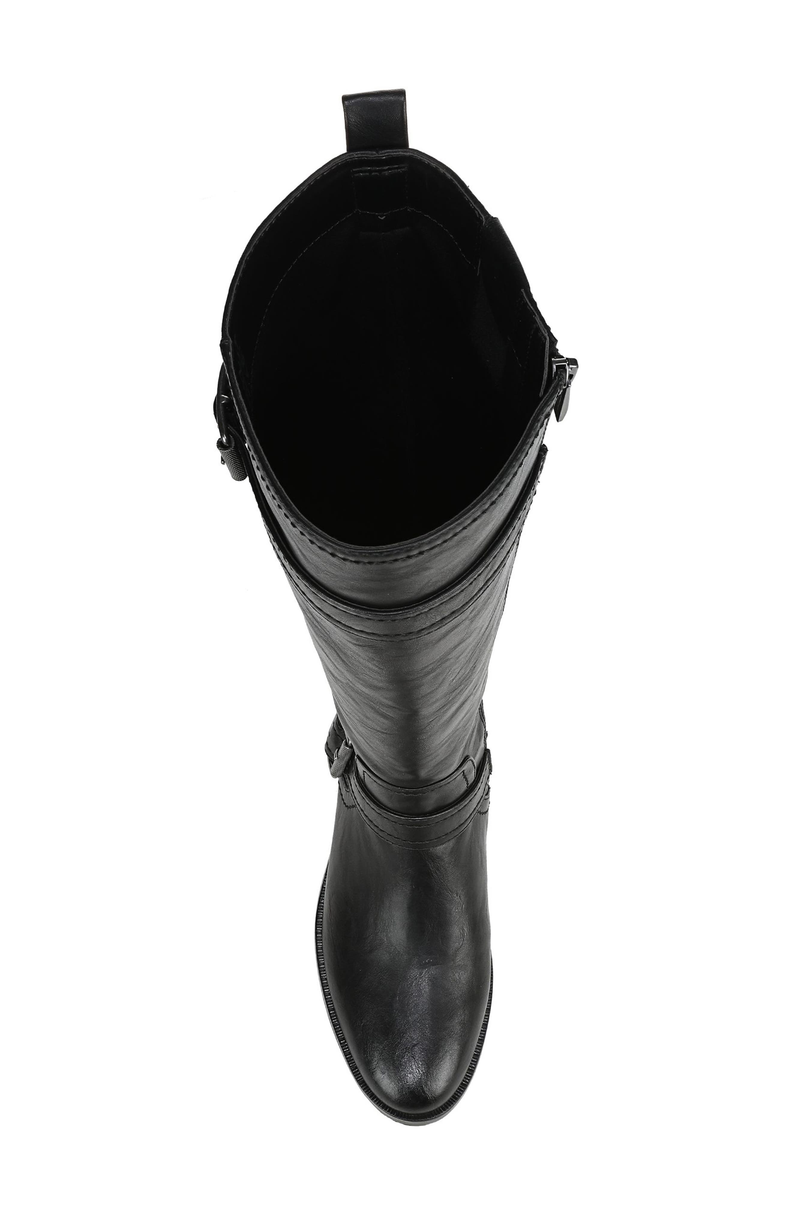 Naturalizer Tiernan Double Buckle Boot, Alternate, color, Black