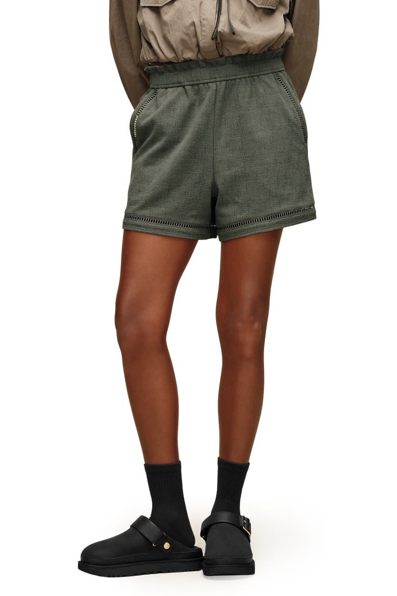 Frynn Shorts, Main, color, GREEN GREY