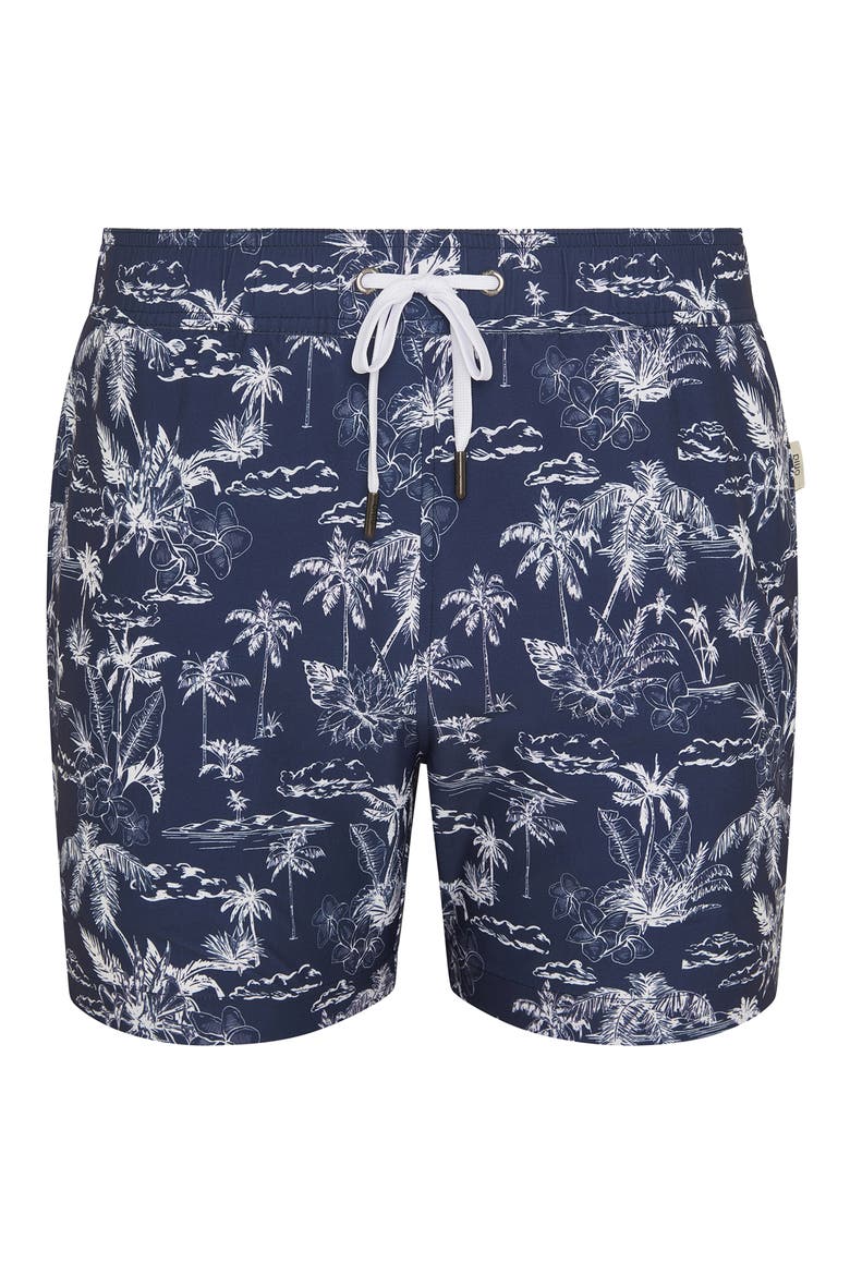 Stretch Volley Swim Trunks, Alternate, color, MARINE MULTI