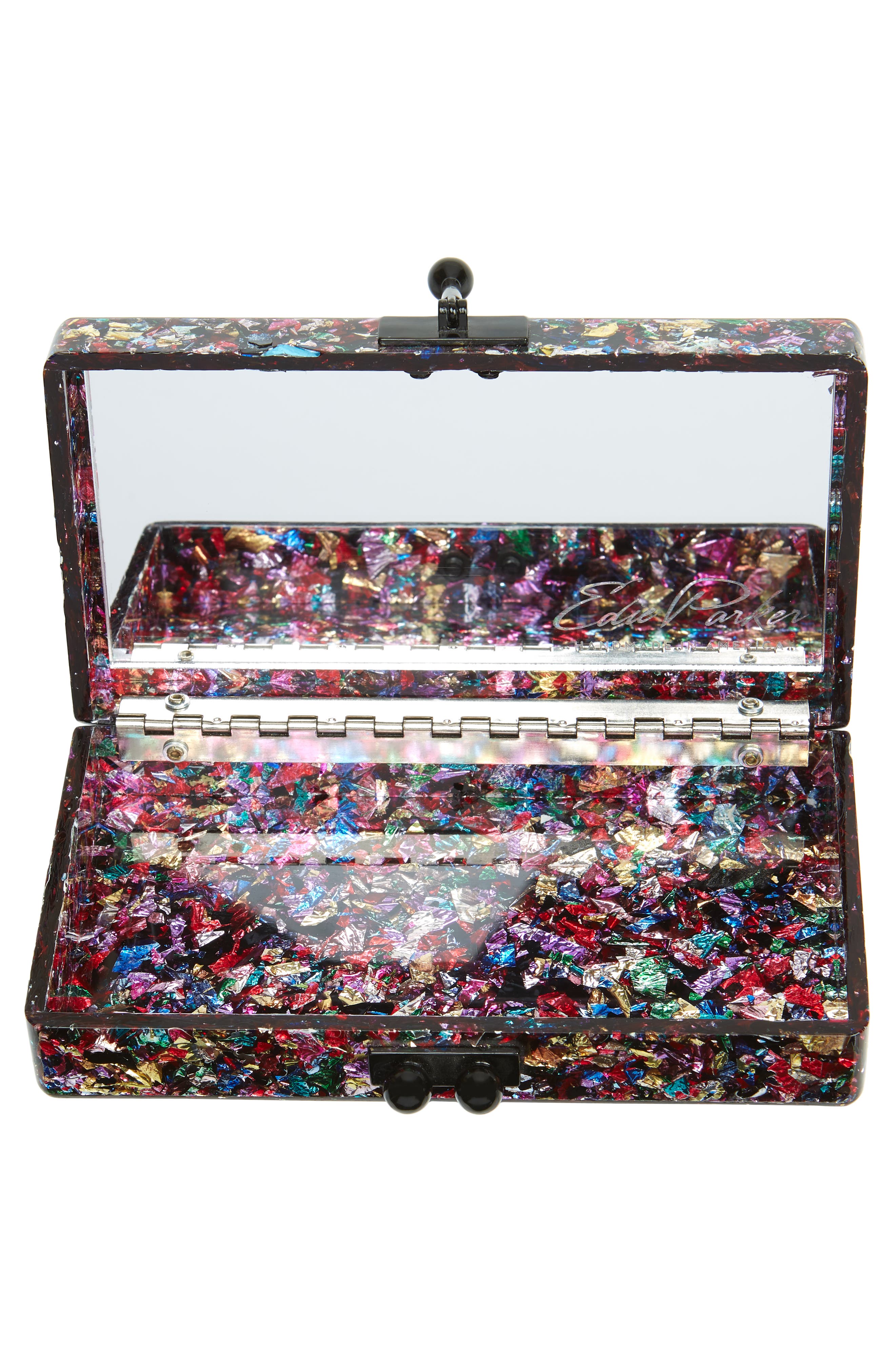 Edie Parker Jean Confetti Box Clutch, Alternate, color, 