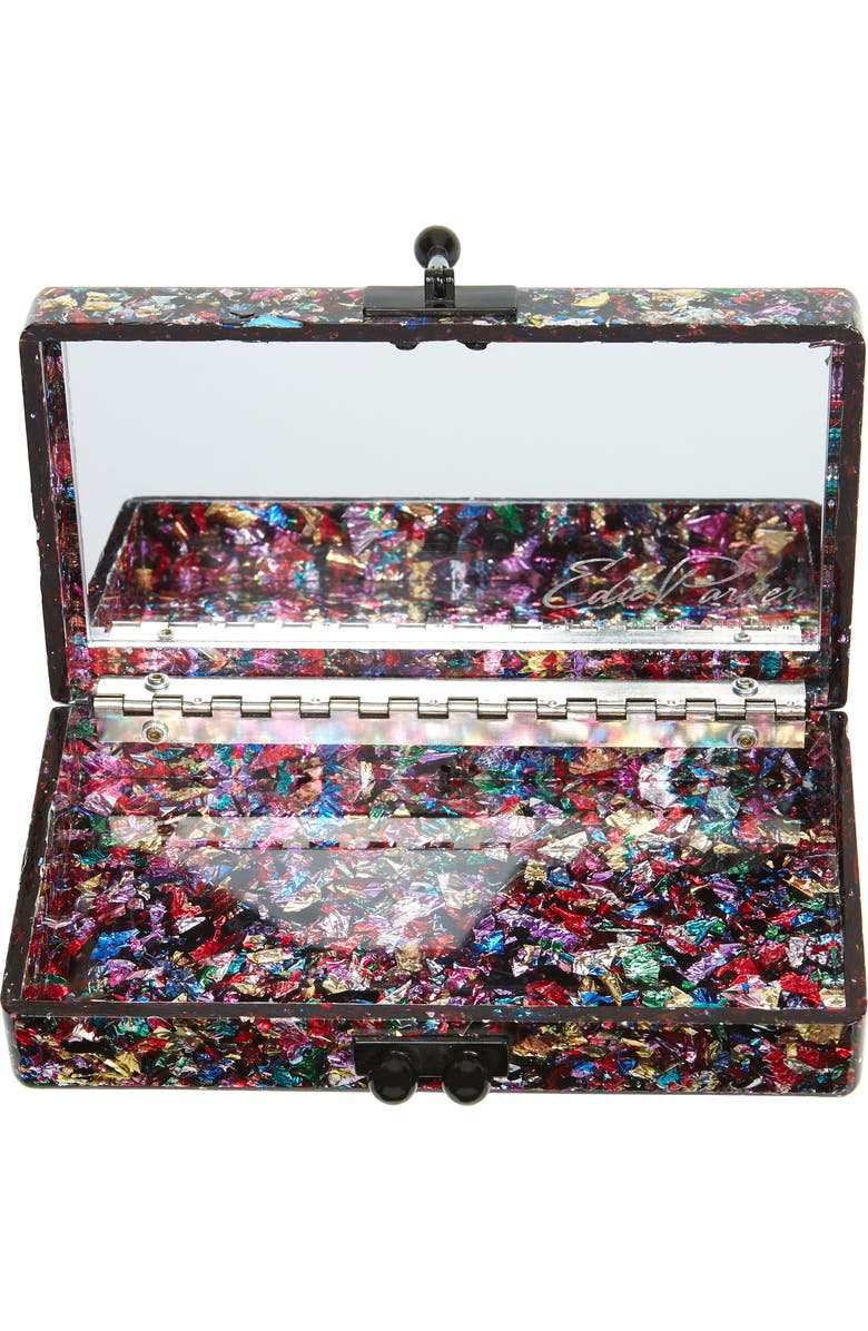 Edie Parker Jean Confetti Box Clutch, Alternate, color,