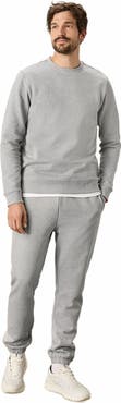 Pact Organic Cotton Cloud Brushed Fleece Crew Sweatshirt