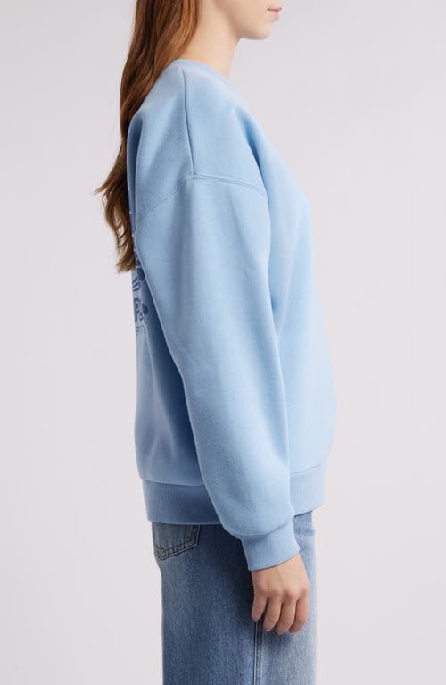 Rip Curl Ocean Heritage Graphic Sweatshirt In Mid Blue