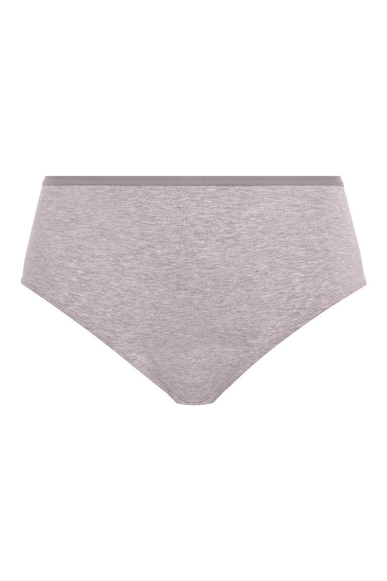 Downtime Full Figure Boyshorts, Alternate, color, GRAY MARLED