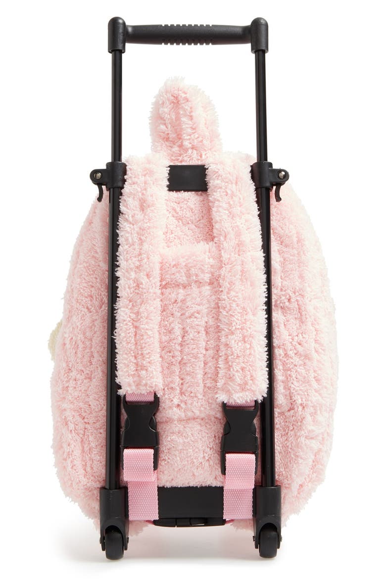 'Trolley - Ballet Bear' Rolling Backpack, Alternate, color, PINK