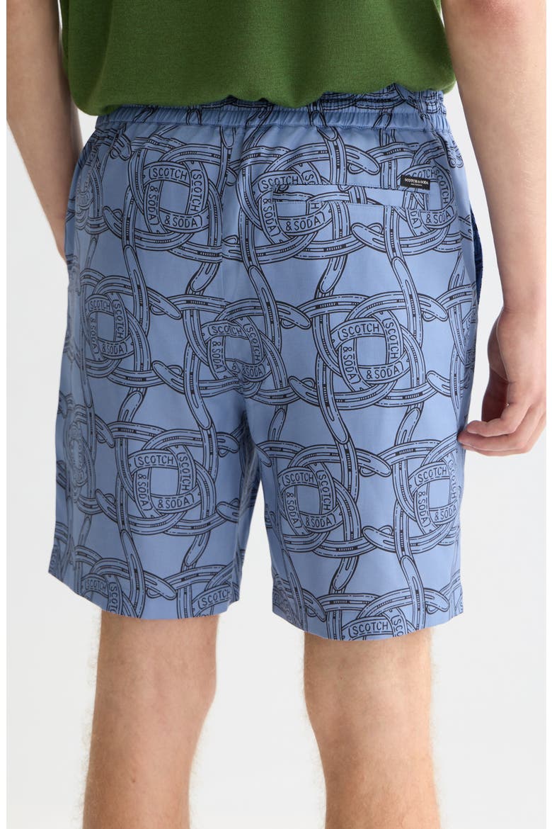 Fave Print Drawstring Bermuda Shorts, Alternate, color, HORSESHOES INFINITY
