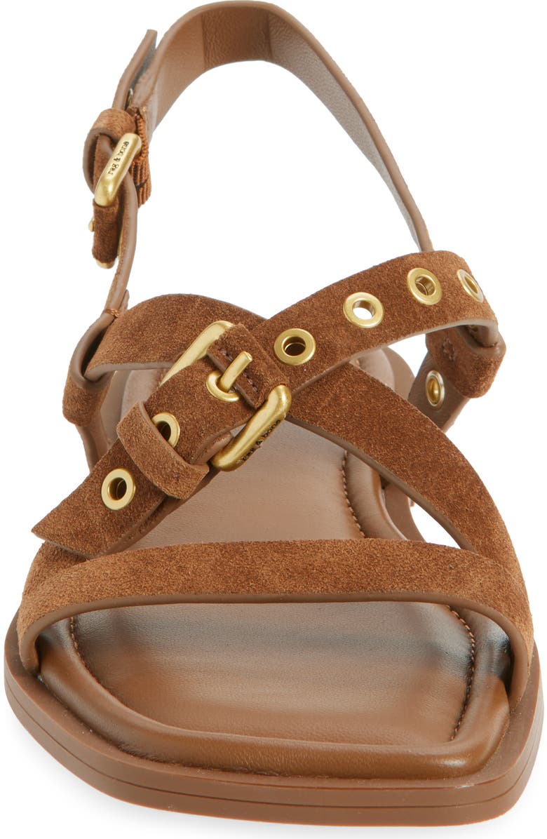 rag & bone Harlow Strappy Sandal, Alternate, color, Umber Suede