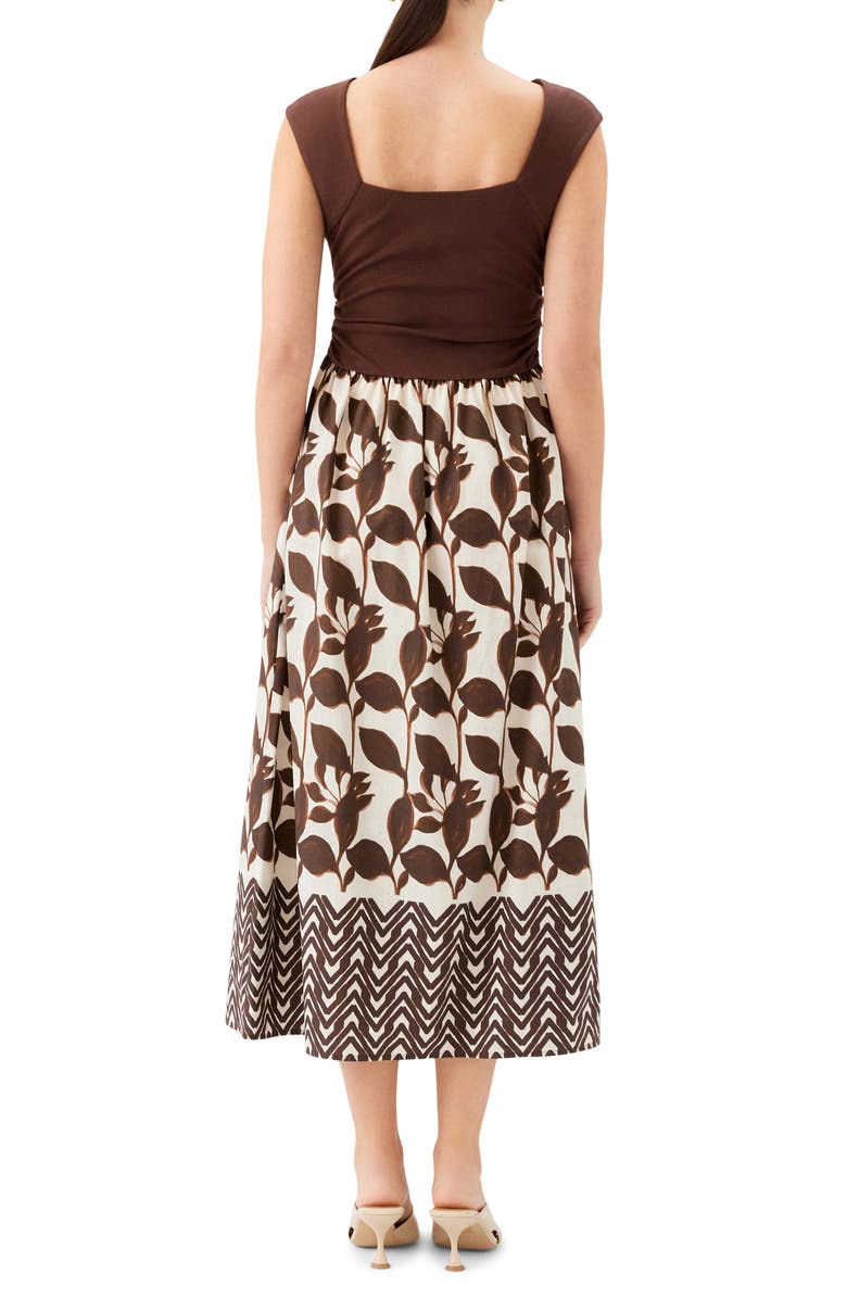 FIFTEEN TWENTY Carina Contrast Midi Dress, Alternate, color,