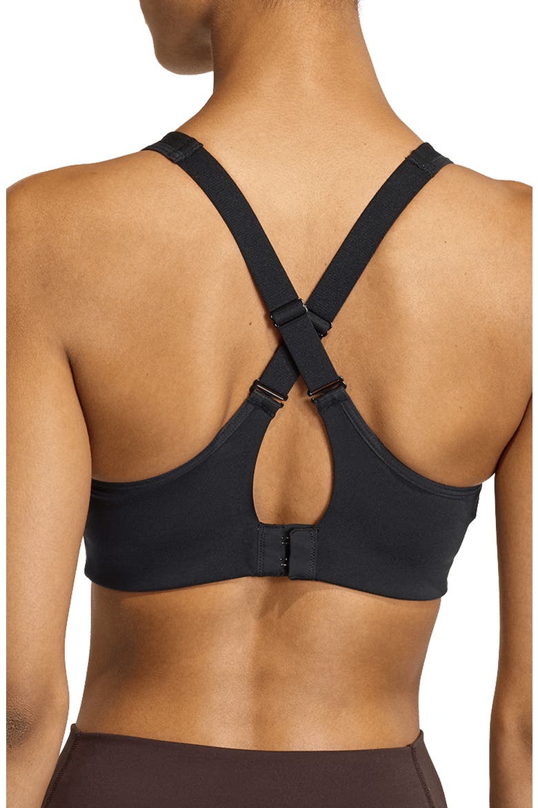 Optime Workout High Support Sports Bra, Alternate, color, BLACK