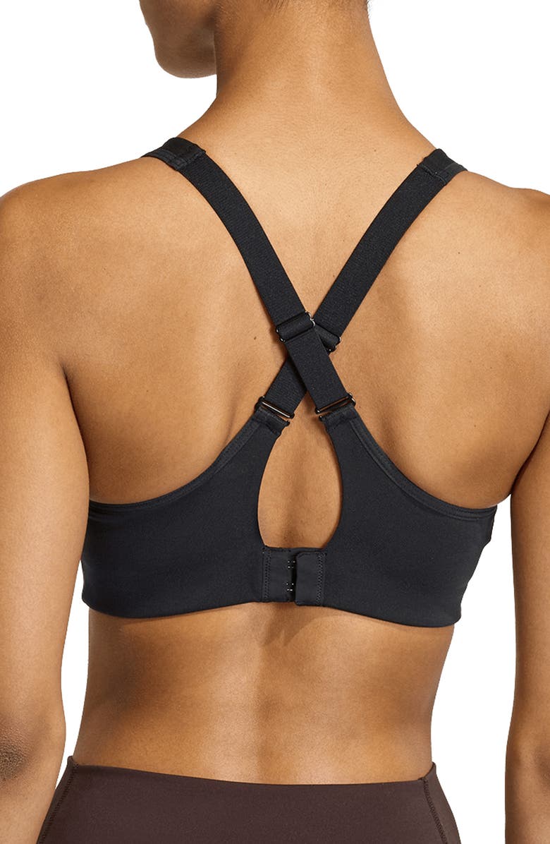 adidas Optime Workout High Support Sports Bra, Alternate, color, Black