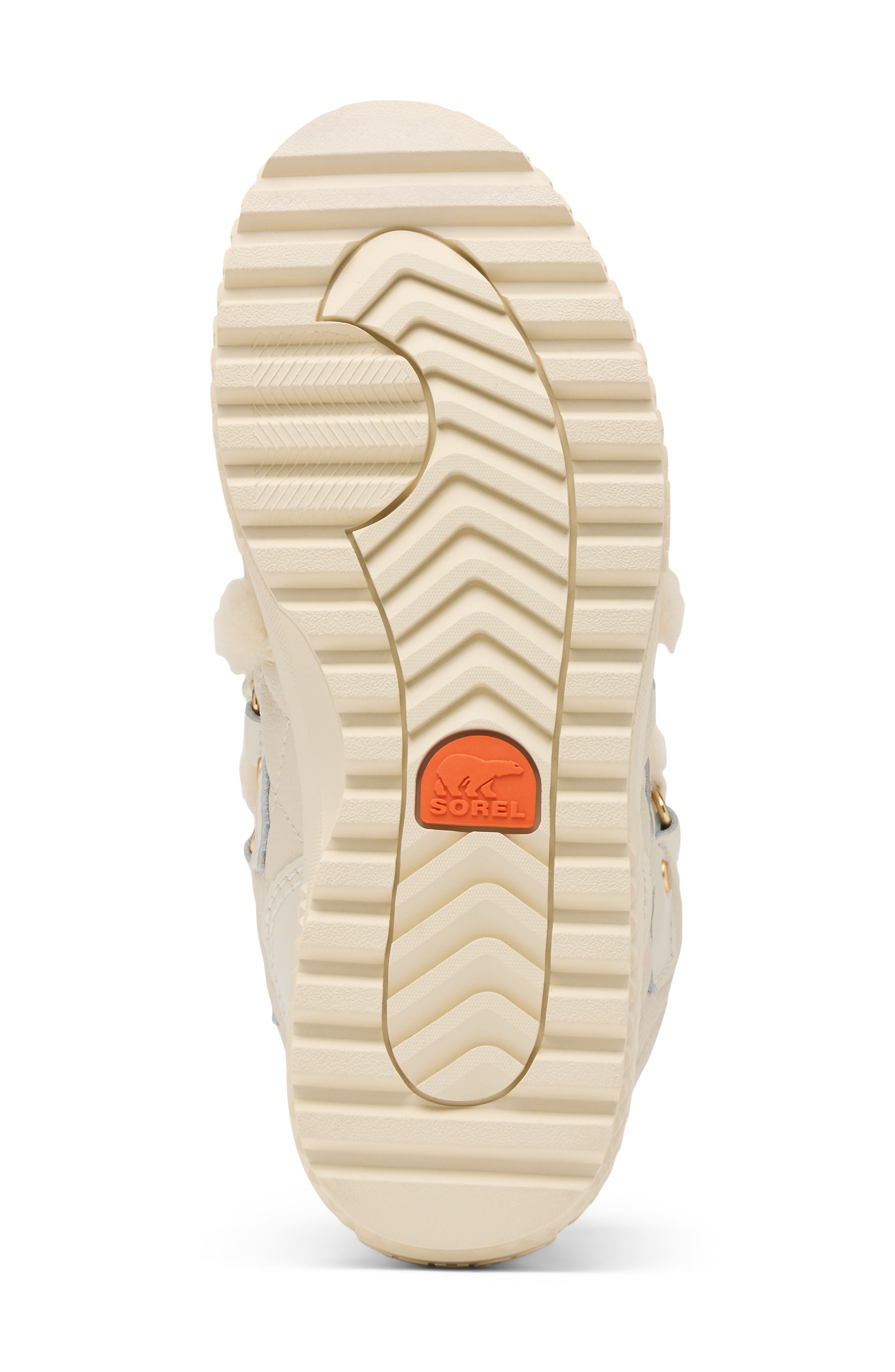 SOREL One Ave<sup>™</sup> Alpine Genuine Shearling Trim Waterproof Boot, Alternate, color, Chalk/ Sea Salt