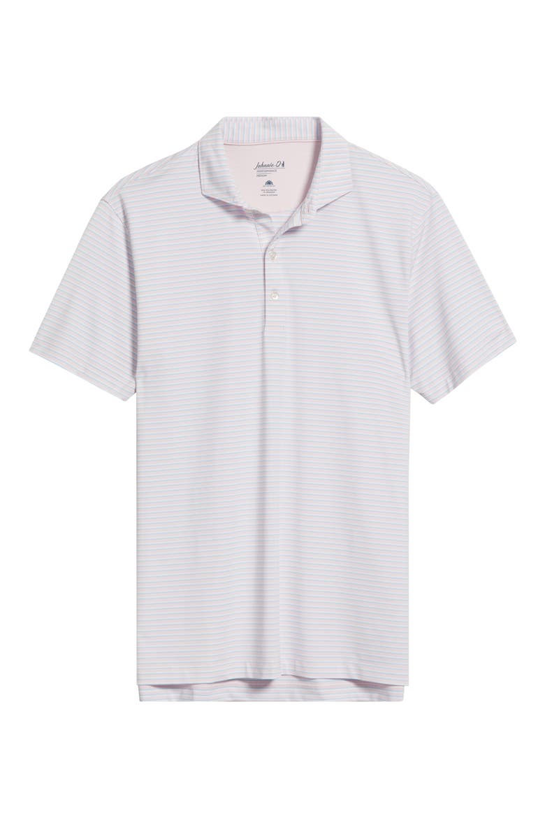 Rex Stripe Performance Jersey Polo, Alternate, color, LOLLIPOP