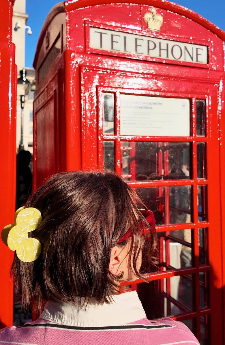 Solar Eclipse Tennis Ball Claw Clip, Alternate, color, 