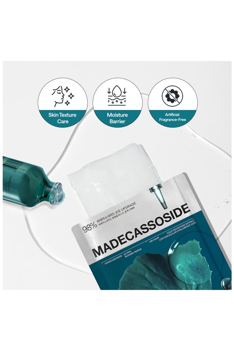 4-Pack Madeca Essential Masks, Alternate, color, TURQUOISE/ AQUA