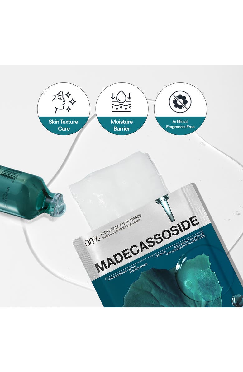 MEDIHEAL <p>4-Pack Madeca Essential Masks</p>, Alternate, color, Turquoise/ Aqua
