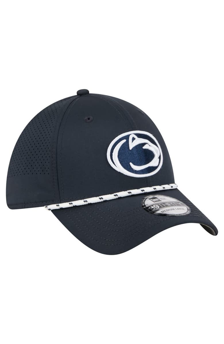 New Era Men's New Era  Navy Penn State Nittany Lions Rope 39THIRTY Flex Hat, Alternate, color, Navy