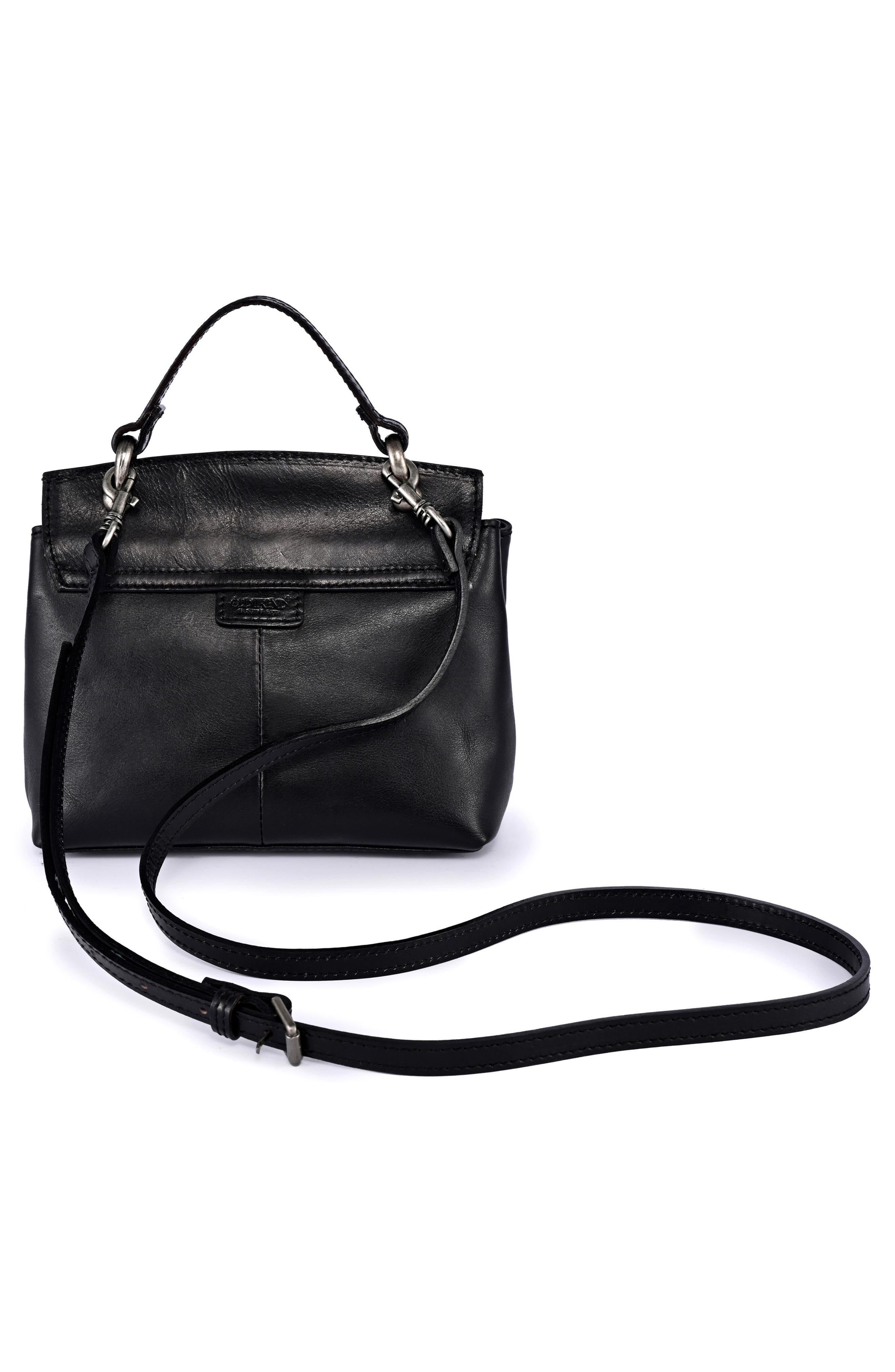OLD TREND Leather Cypress Crossbody Bag, Alternate, color, Black