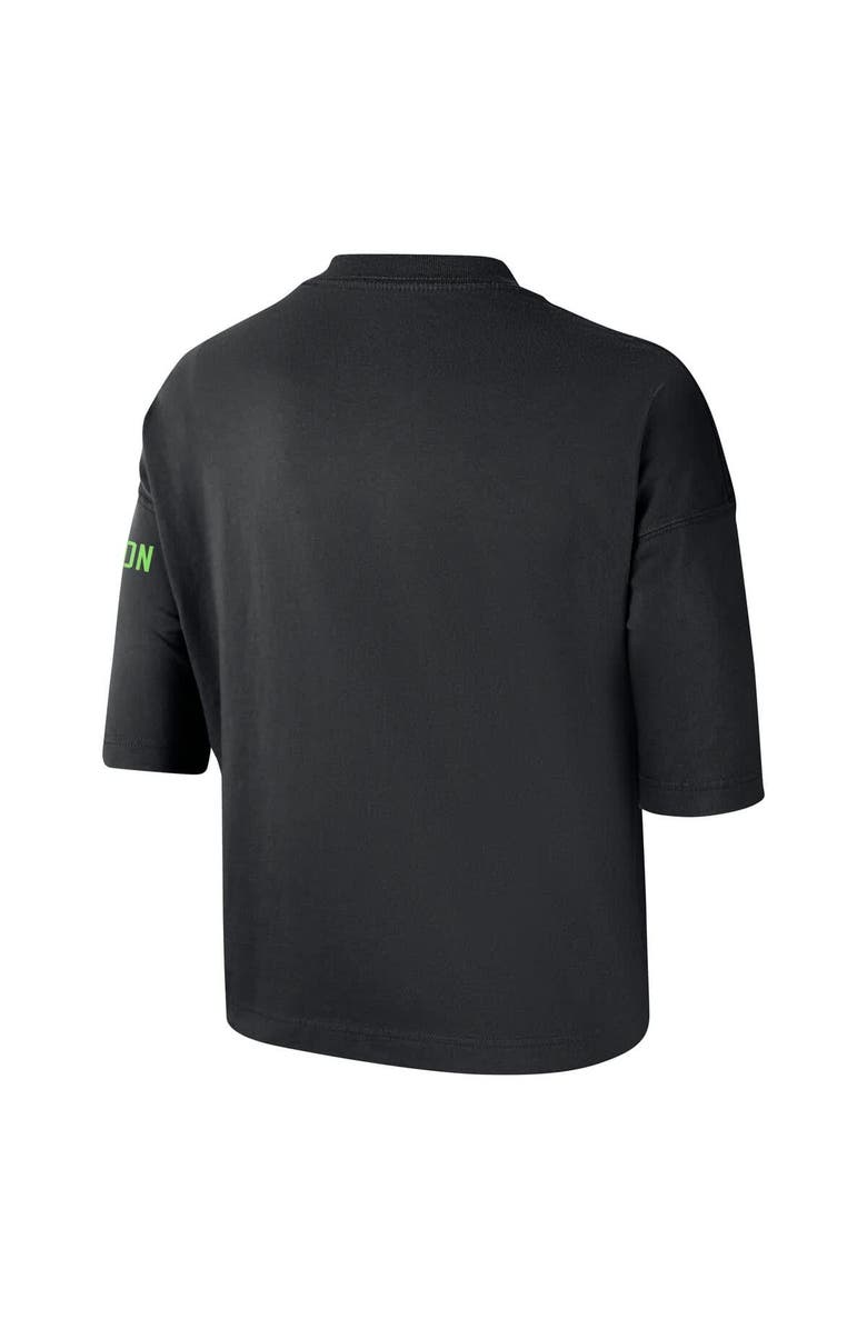 Nike Women's Nike Black Boston Celtics 2024/25 City Edition Courtside Boxy T-Shirt, Alternate, color, 