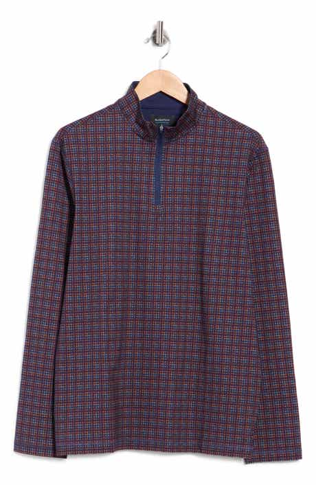 Stretch Cotton Quarter Zip Pullover