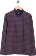 Bugatchi Stretch Cotton Quarter Zip Pullover