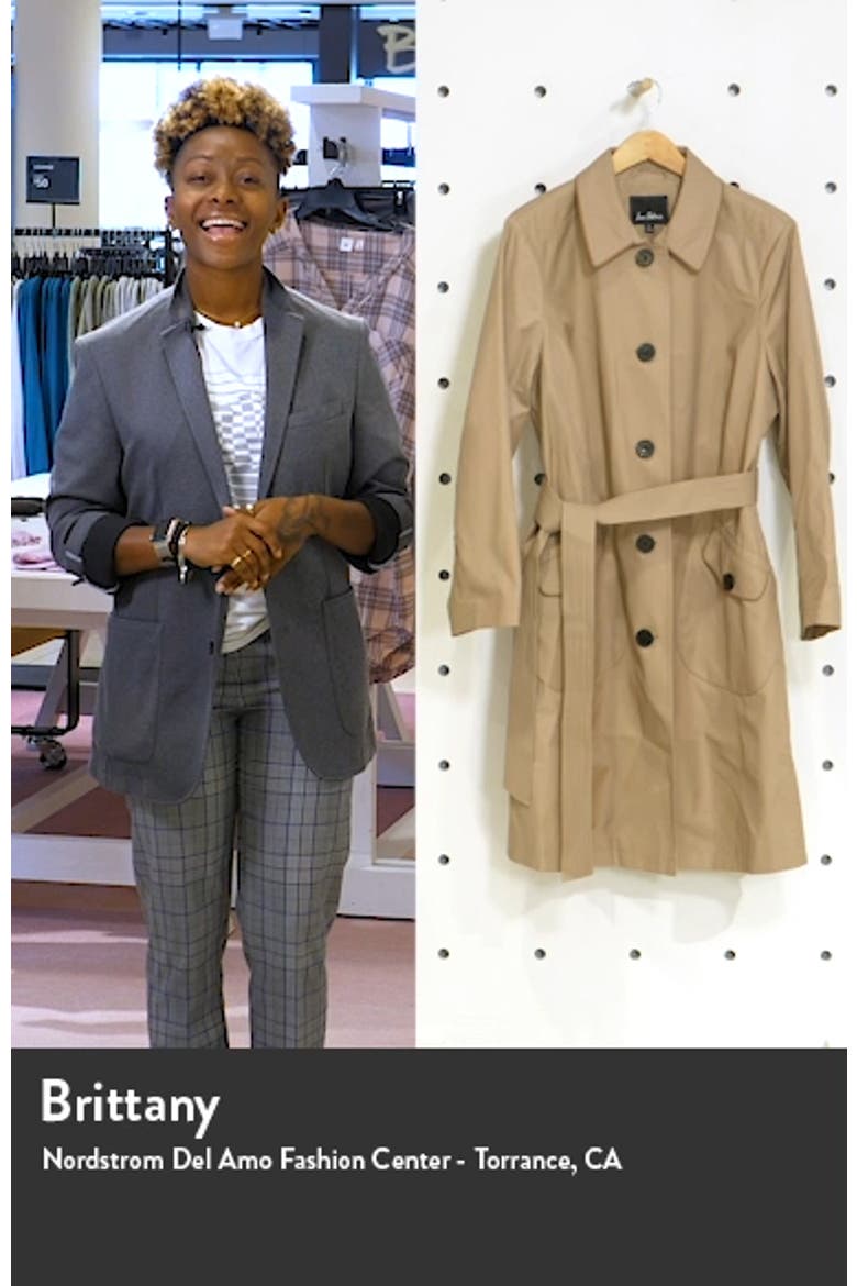 Water Repellent Trench Coat video