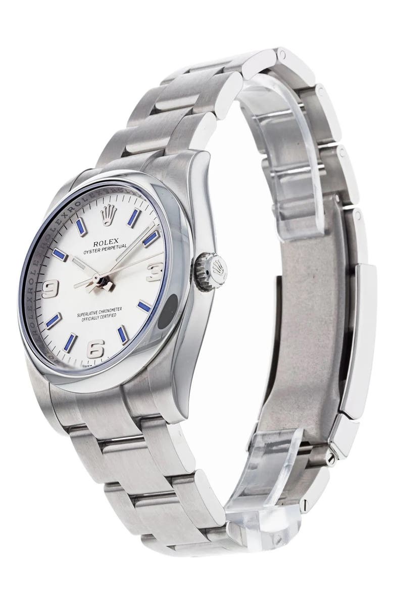 Watchfinder & Co. Rolex Preowned 2016 Oyster Perpetual Automatic Bracelet Watch, 34mm, Alternate, color, 