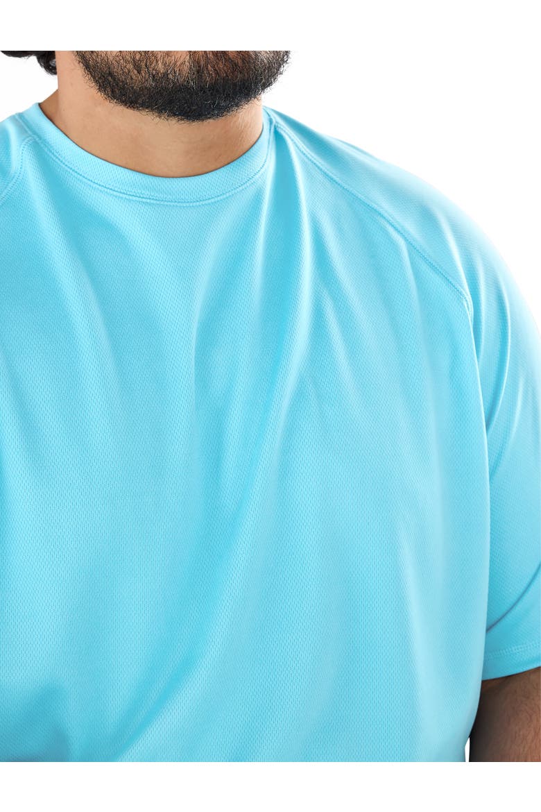 Swim Rash Guard T-shirt, Alternate, color, BLUE GROTTO