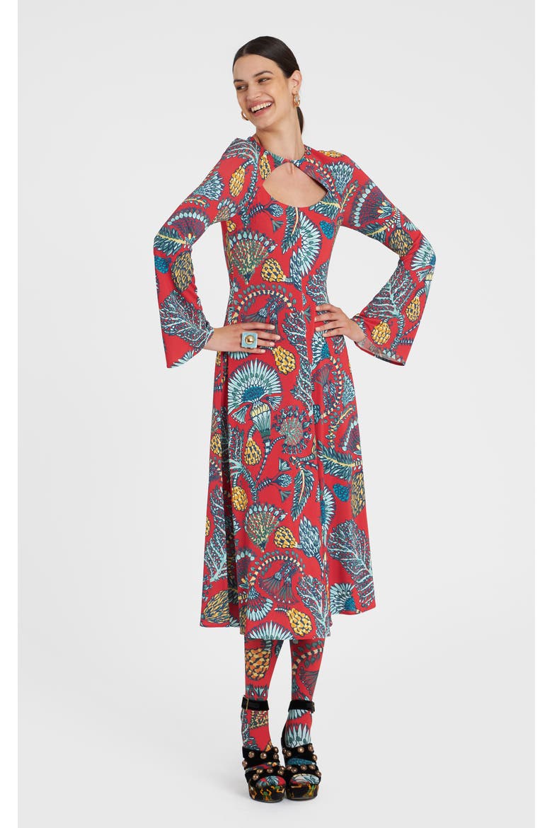 Farfalla Dress Sicomore Red, Main, color, Sicomore Red