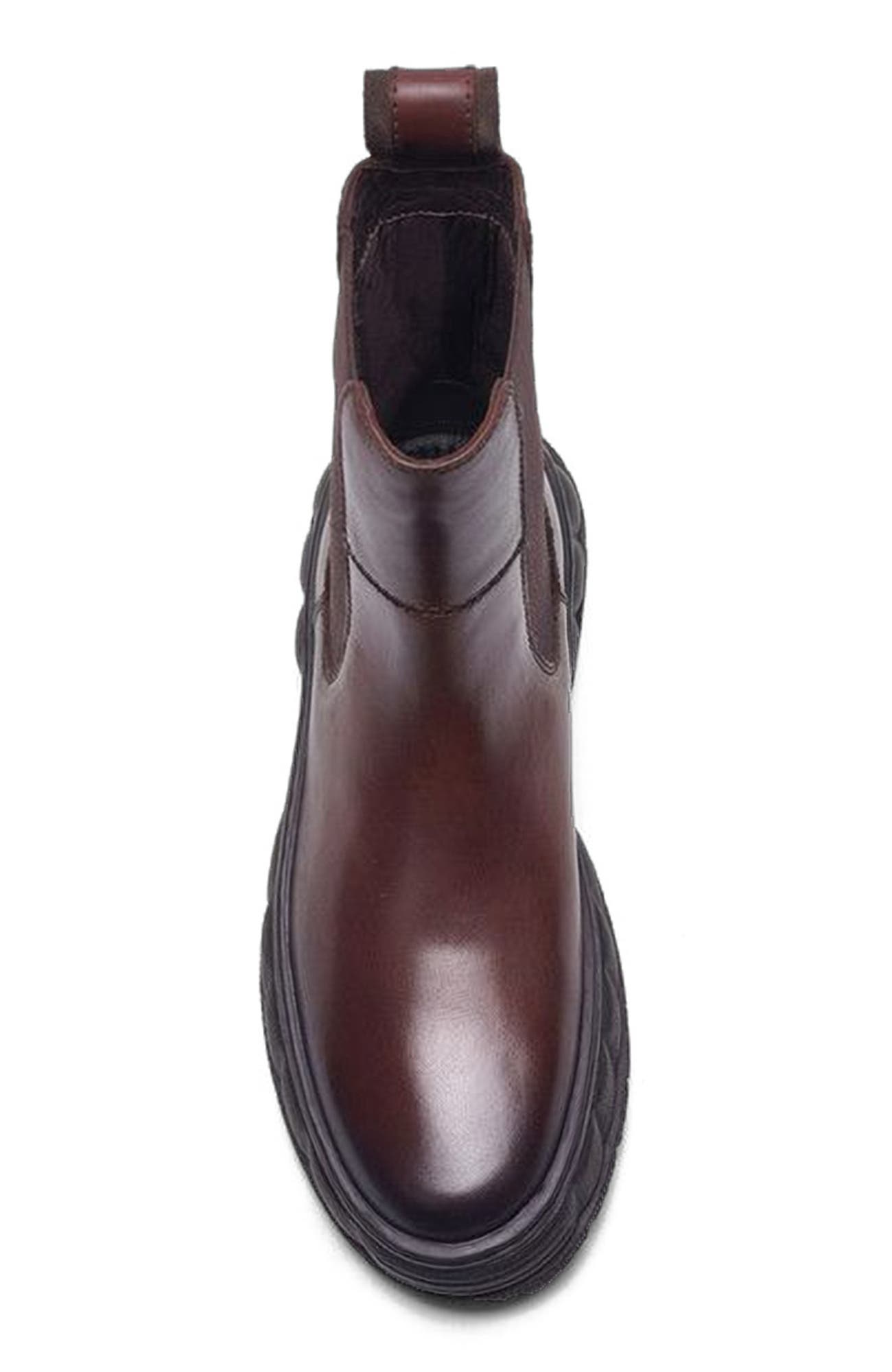 A. Veer Stratus Chelsea Boot, Alternate, color, Brown Leather