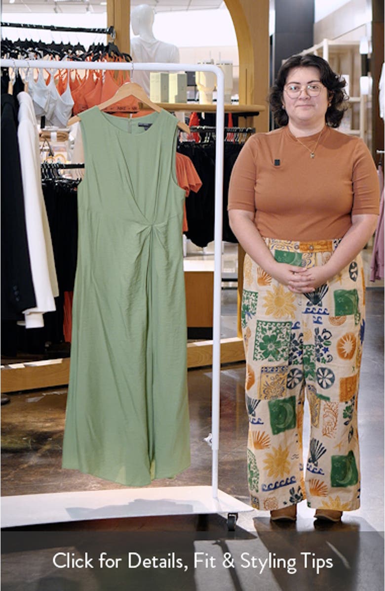 Draped Midi Dress, sales video thumbnail