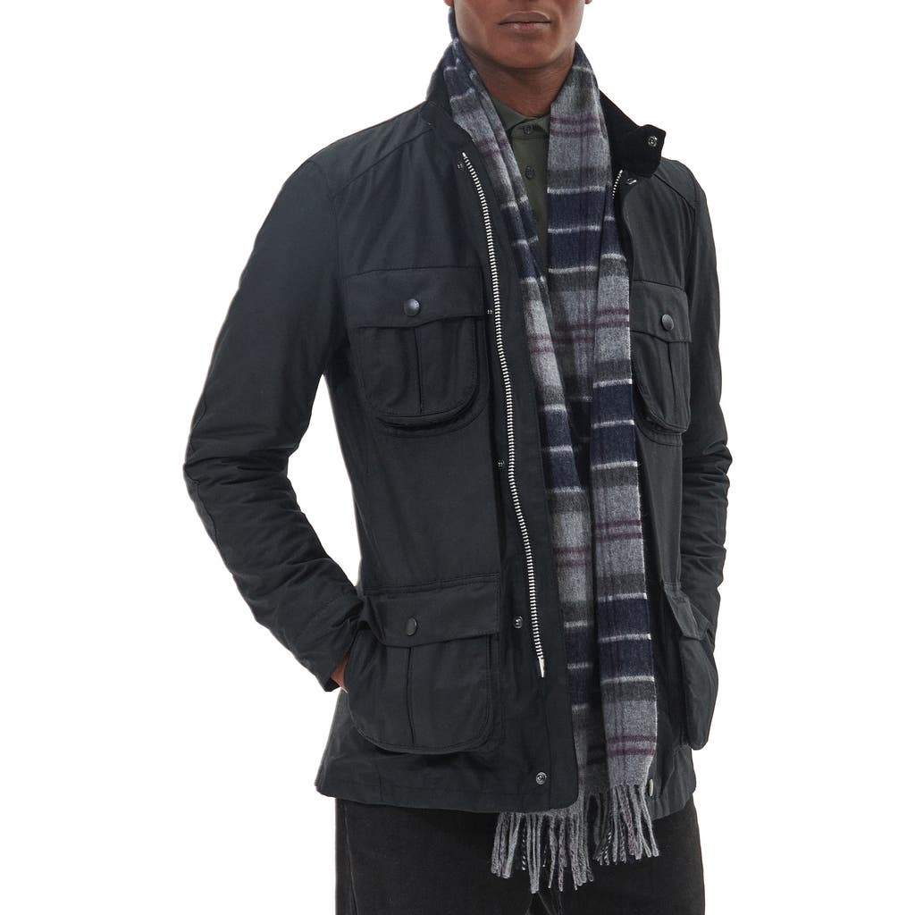 Barbour Tartan Plaid Wool & Cashmere Scarf