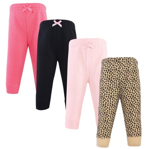 Quilted Jogger Pants 4pk