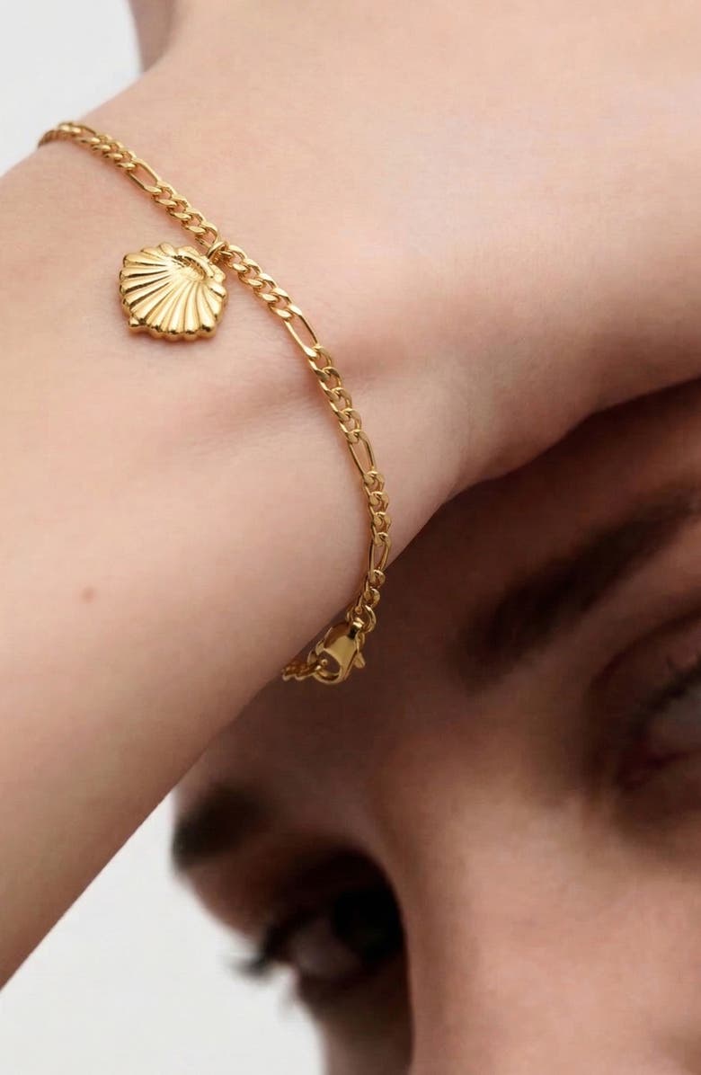 YOJ Conchigla Figaro Bracelet In Gold, Alternate, color, Gold