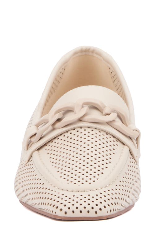 Torgeis Kalina Perforated Loafer In Sand
